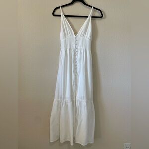 Abercrombie & Fitch White Maxi Dress